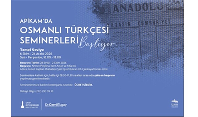 APİKAM'da Temel Seviye Osmanlı Türkçesi Seminerleri başlıyor