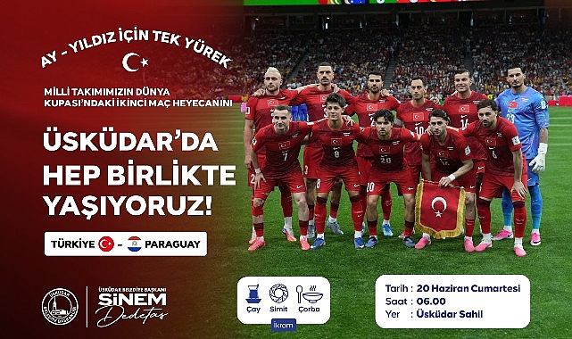 Ay Yıldız İçin Tek Yürek: Üsküdar'da Milli Heyecan