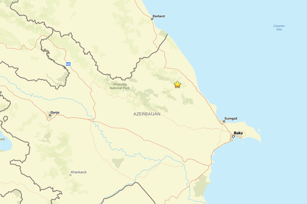Azerbaycan’da deprem