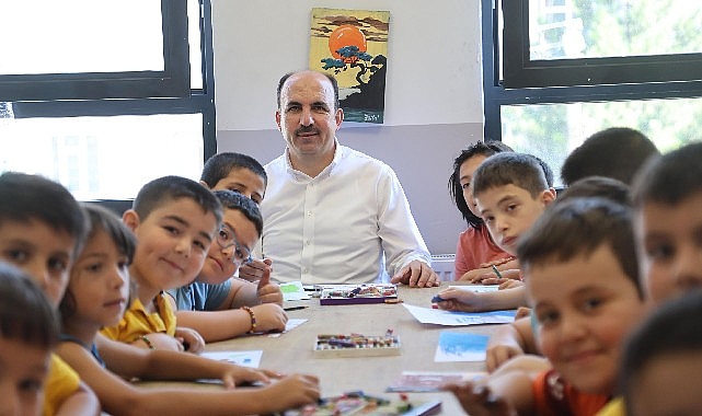 Başkan Altay Bilgehane ve Yaz Kur'an Kursu'nda Eğitim Gören Öğrencilerle Buluştu