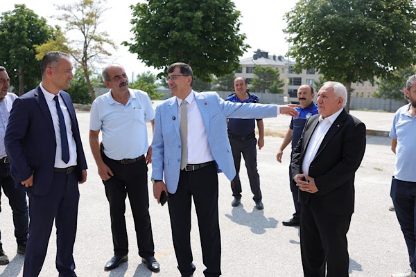Başkan Kahveci, Kent Lokantası alanını inceledi Başkan Kahveci, Kent Lokantası alanını inceledi