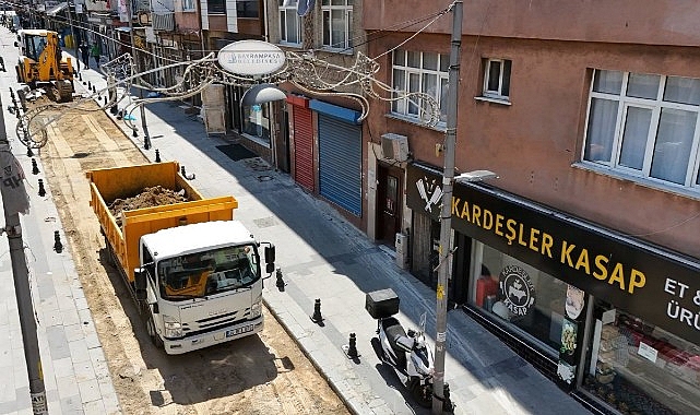 Bayrampaşa'da Bağlar Caddesi yenileniyor