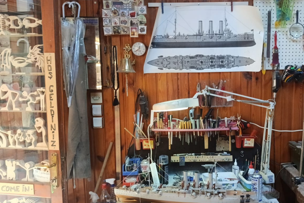 Beyoğlu'nun 50 yıllık maket gemi ustası