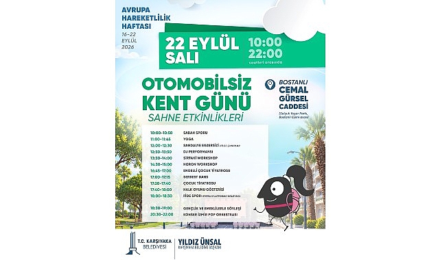 Bostanlı'da otomobilsiz gün!