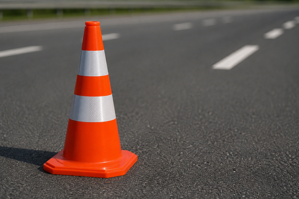 Bursa'da yol yapım çalışması nedeniyle trafik düzenlemesi