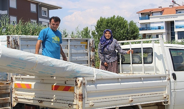 Büyükşehir'den Gazipaşalı üreticilere naylon desteği