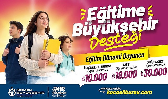 Büyükşehir'in eğitim desteğine başvurular başladı