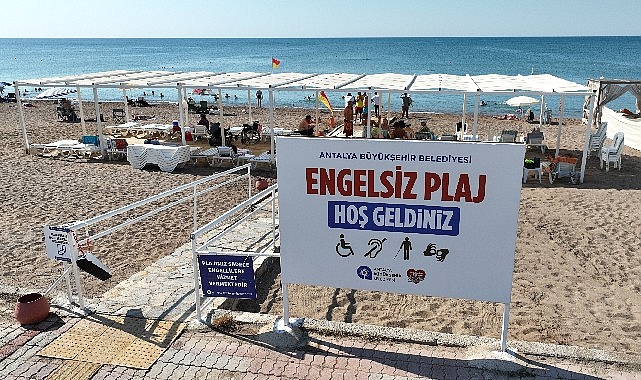 Büyükşehir'in engelsiz plajlarından bu yıl 45 bin vatandaş yararlandı