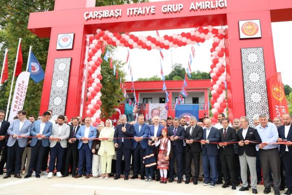 Çarşıbaşı’na modern itfaiye hizmet binası kazandırıldı