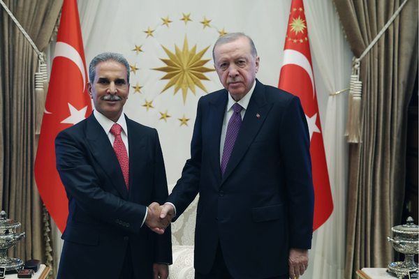 Cumhurbaşkanı Erdoğan, Irak Yüksek Yargı Konseyi Başkanı Zeydan'ı kabul etti Cumhurbaşkanı Erdoğan, Irak Yüksek Yargı Konseyi Başkanı Zeydan'ı kabul etti