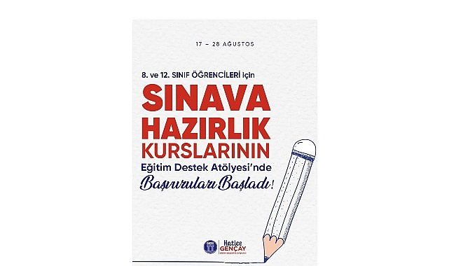 Didim Belediyesi'nden Öğrencilere Sınava Hazırlık Desteği