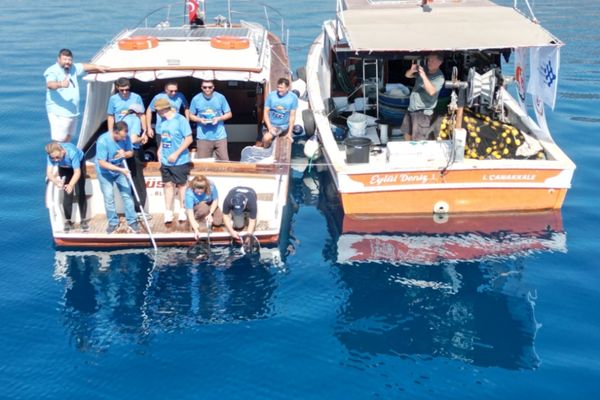 Eskişehir’de yetiştirilen 13 köpek balığı doğaya bırakıldı