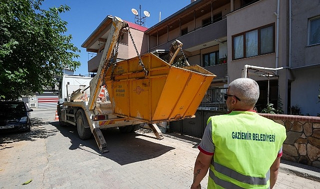 Gaziemir Belediyesi'nden çevreyi kirletenlere karşı güçlü mücadele