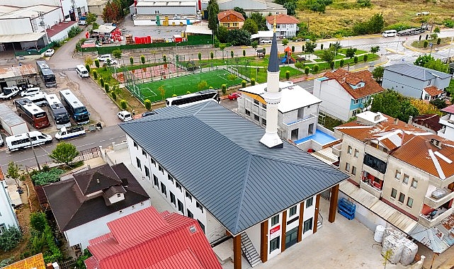 Gazze Şehitleri Camii'ne Büyükşehir'den güçlü destek
