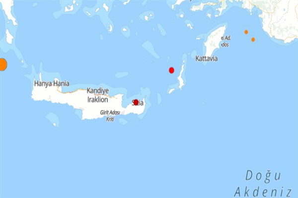 Girit Adası'nda deprem Girit Adası'nda deprem