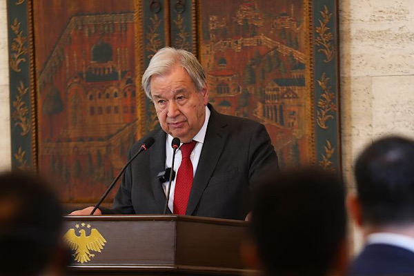 Guterres: Birleşmiş Milletler, herkesin yanındadır