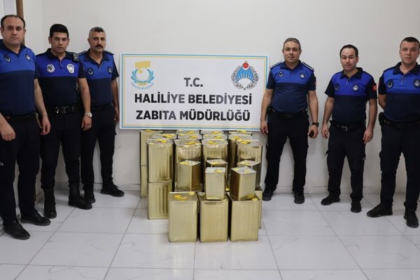 Haliliye’de 875 kilo sade yağa el konuldu Haliliye’de 875 kilo sade yağa el konuldu
