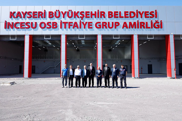 İncesu OSB’de yeni itfaiye binası tamamlandı İncesu OSB’de yeni itfaiye binası tamamlandı