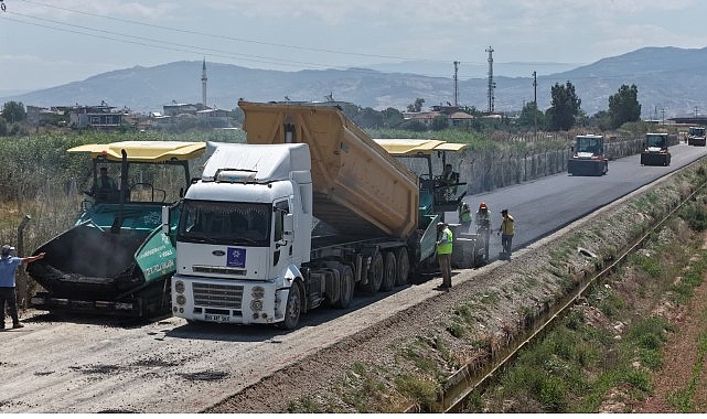 İncirliova'yı Muğla Bulvarı'na Bağlayacak Yolda Çalışmalar Sürüyor