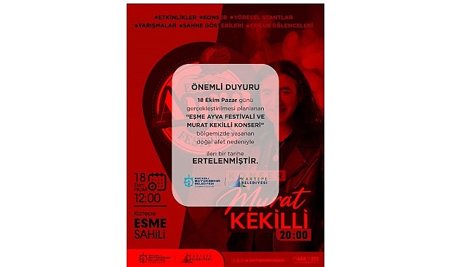 Kartepe Ayva Festivali Ertelendi Kartepe Ayva Festivali Ertelendi