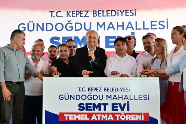 Kepez’de Gündoğdu Mahallesi Semt Evi’nin temeli atıldı