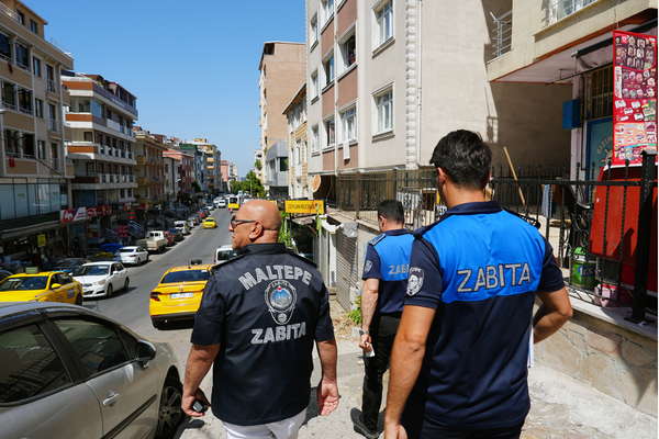 Maltepe Zabıtası'ndan Fındıklı Mahallesi'nde denetim