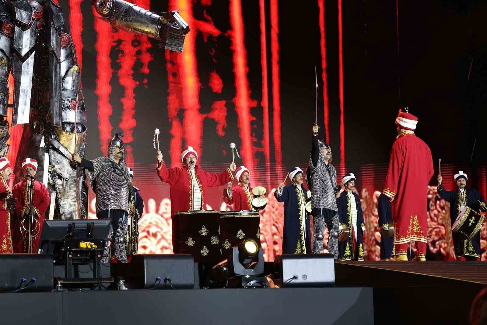 Mehter takımı, marşlarıyla Güney Kore’yi coşturdu