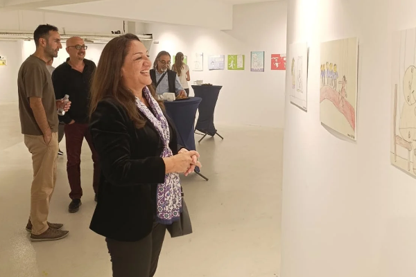 Nilüfer'de uluslararası karikatür sergisi açıldı Nilüfer'de uluslararası karikatür sergisi açıldı