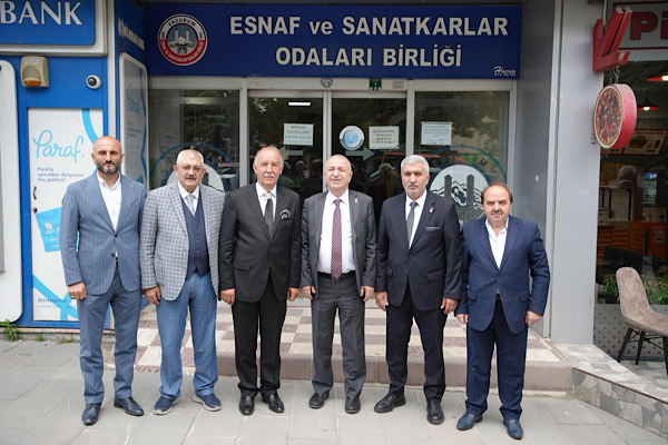 Özdağ, Erzurum Esnaf ve Sanatkarlar Odaları Birliği’ni ziyaret etti Özdağ, Erzurum Esnaf ve Sanatkarlar Odaları Birliği’ni ziyaret etti