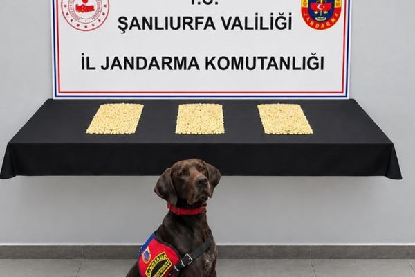 Şanlıurfa’da uyuşturucu operasyonu: 2 bin 970 Captagon hap ele geçirildi