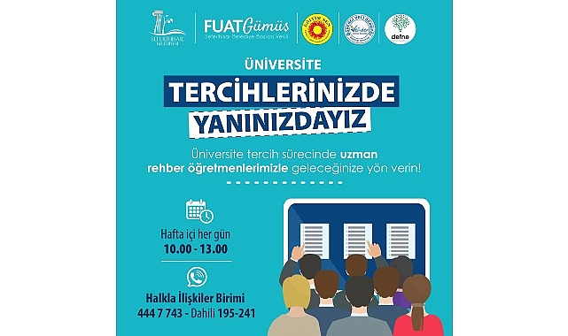 Seferihisar Belediyesi üniversite tercih sürecinde gençlerin yanında