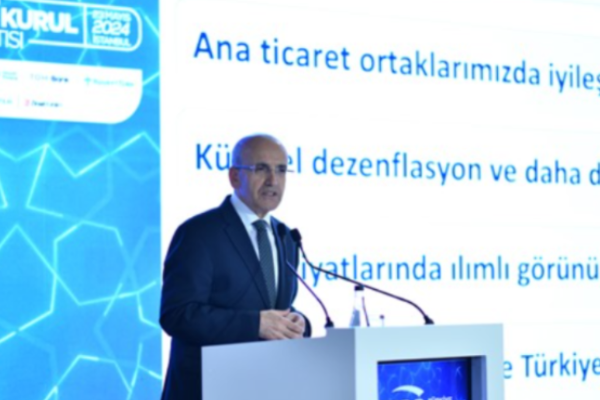 Şimşek: Cari açığın milli gelire oranı yaklaşık yüzde 2,3 olacak