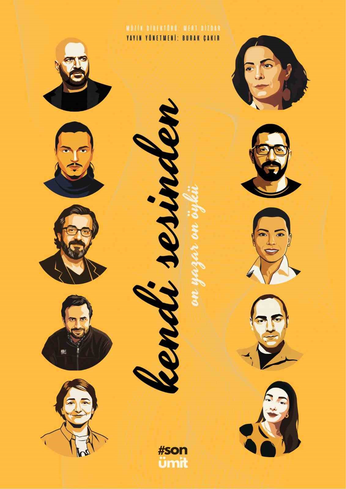 10 yazar kendi öykülerini seslendirdi: Geliri Elazığ’a fidan olacak
