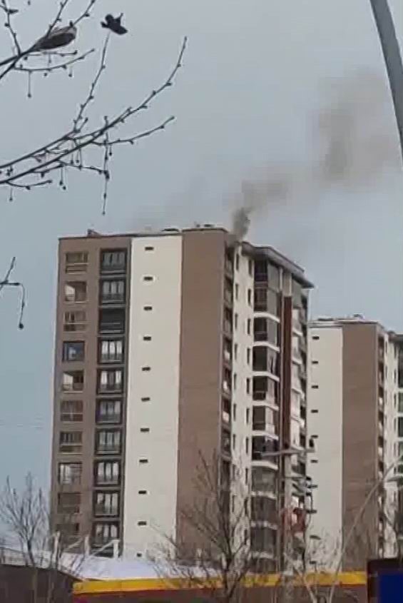 14 katlı binada can pazarı: Apartmandakiler tahliye edildi
