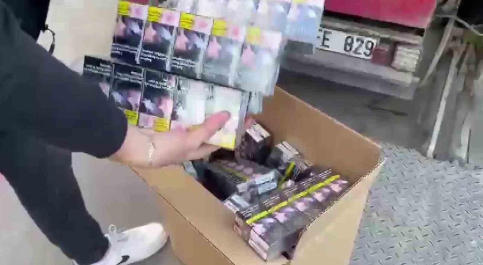 150 bin paket sigara yakalattı, ’bardak’ savunması yaptı
