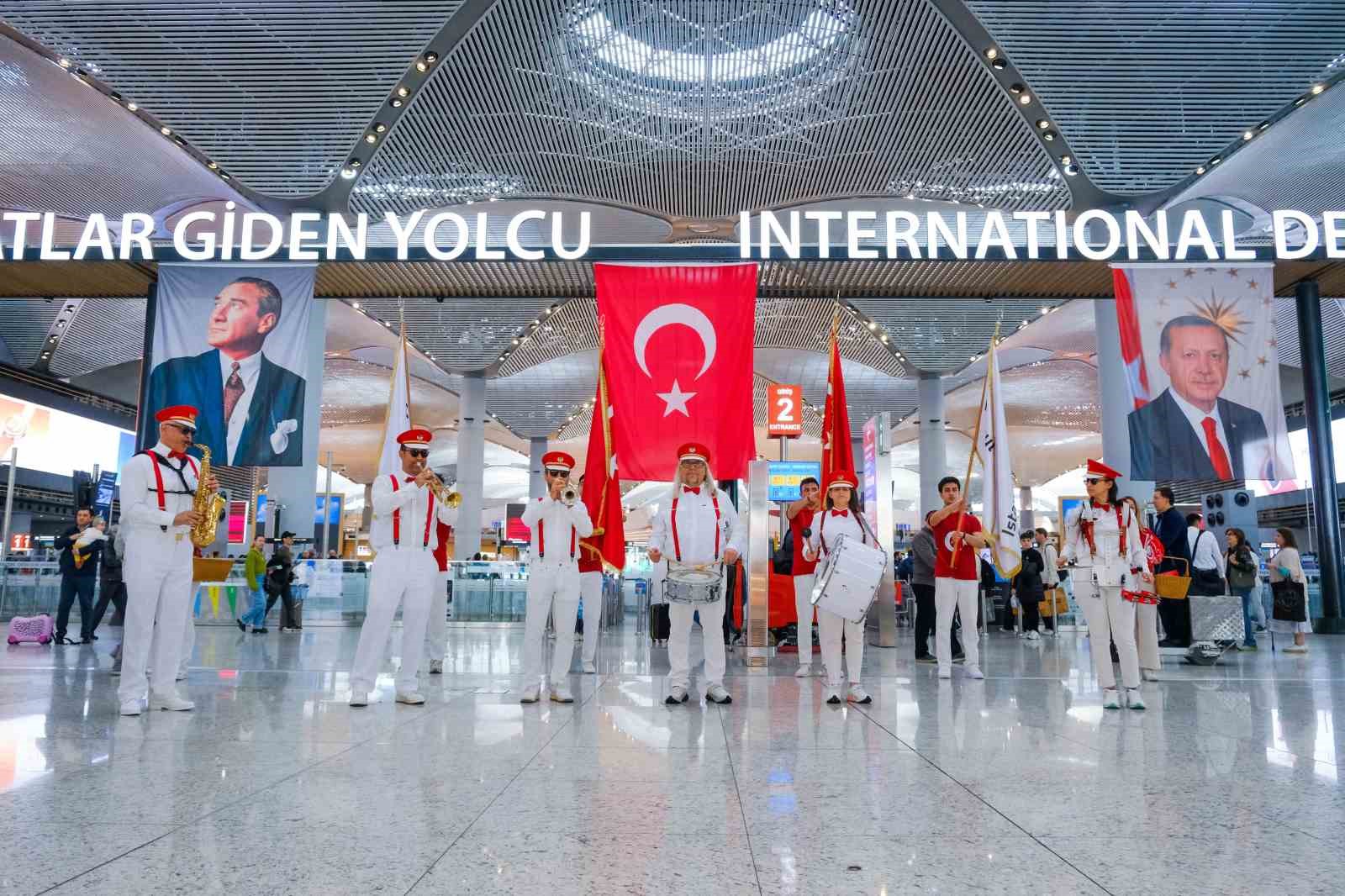 23 Nisan Ulusal Egemenlik ve Çocuk Bayramı, İstanbul Havalimanı’nda coşkuyla kutlandı
