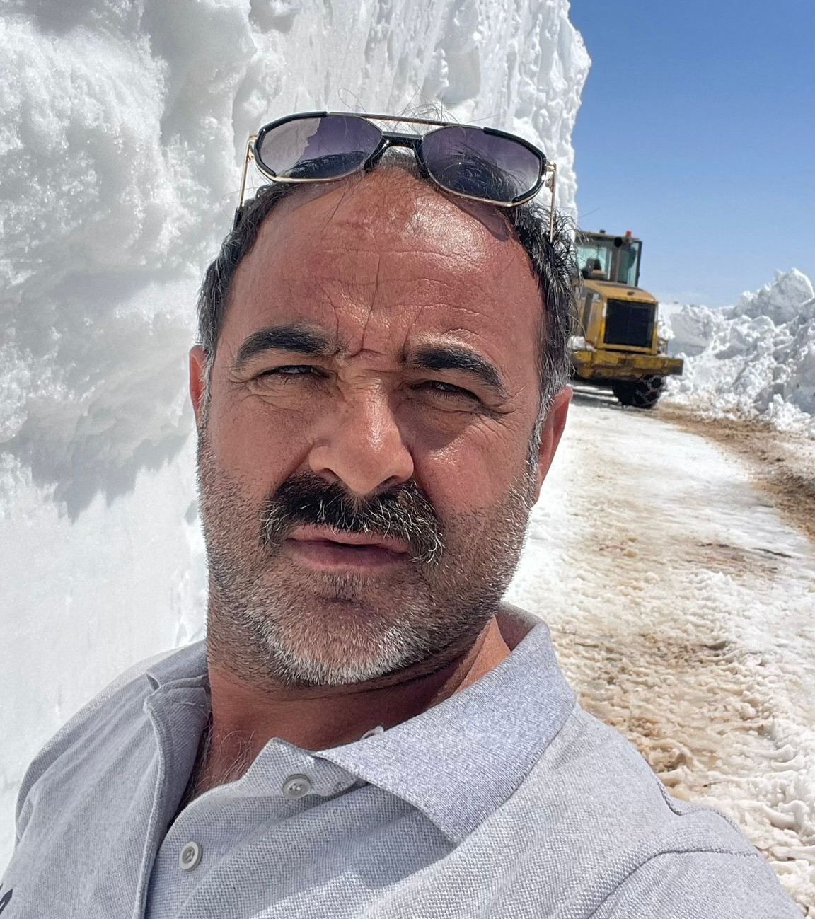 2443 rakımda kar mesaisi
