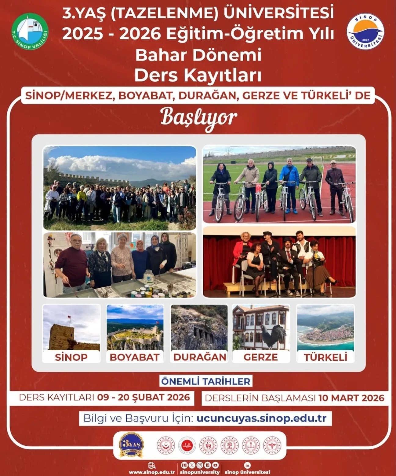 3. Yaş Üniversitesi’nde bahar dönemi kayıtları başladı
