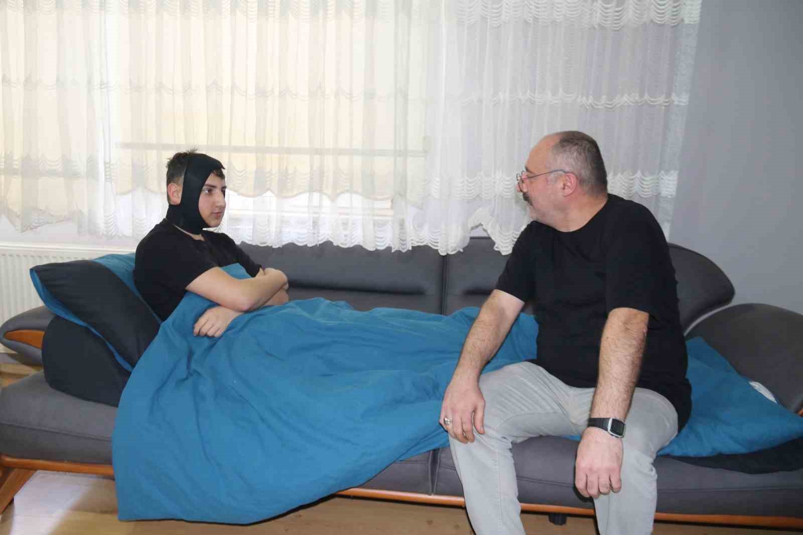 4 öğrenci tarafından omuriliği kırılan Kayra, polislik hayalinden mahrum kalmak istemiyor
