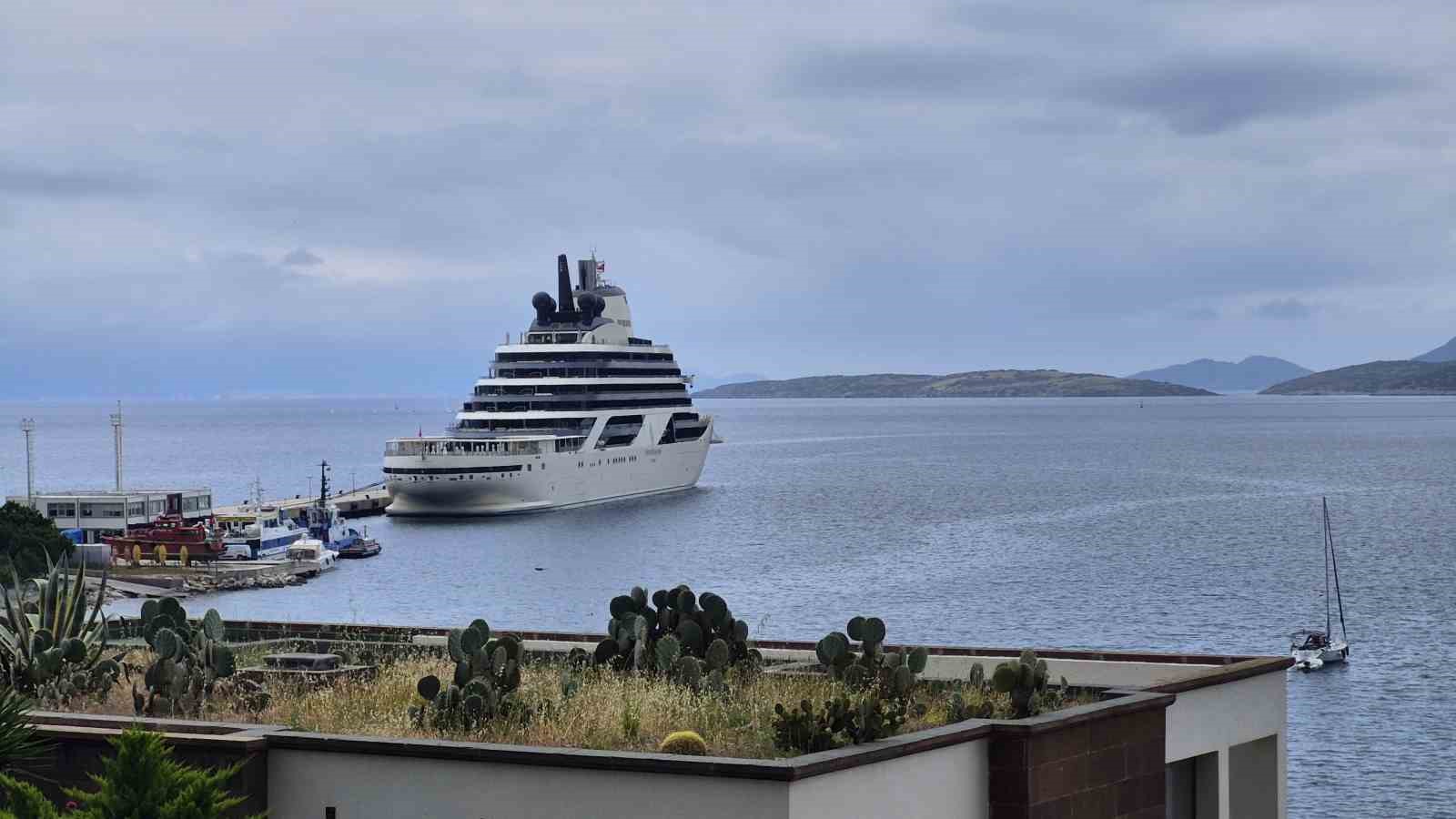 400 milyon avroluk gemi Bodrum’a geldi
