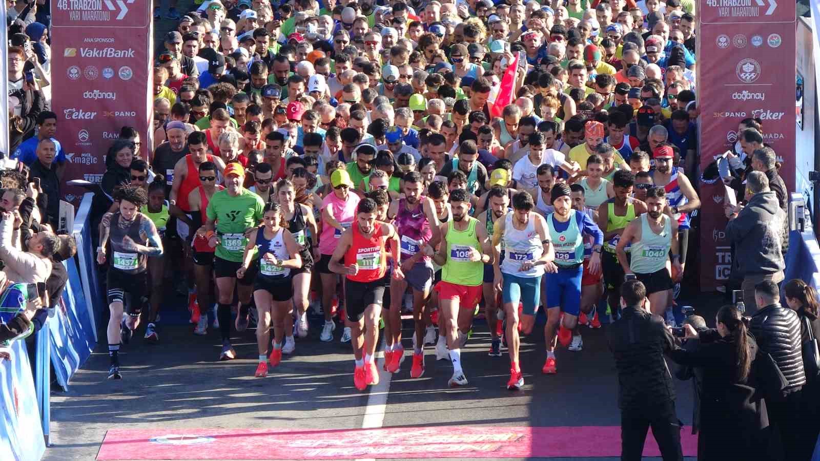 46. Uluslararası Trabzon Yarı Maratonu koşuldu
46. Uluslararası Trabzon Yarı Maratonu koşuldu