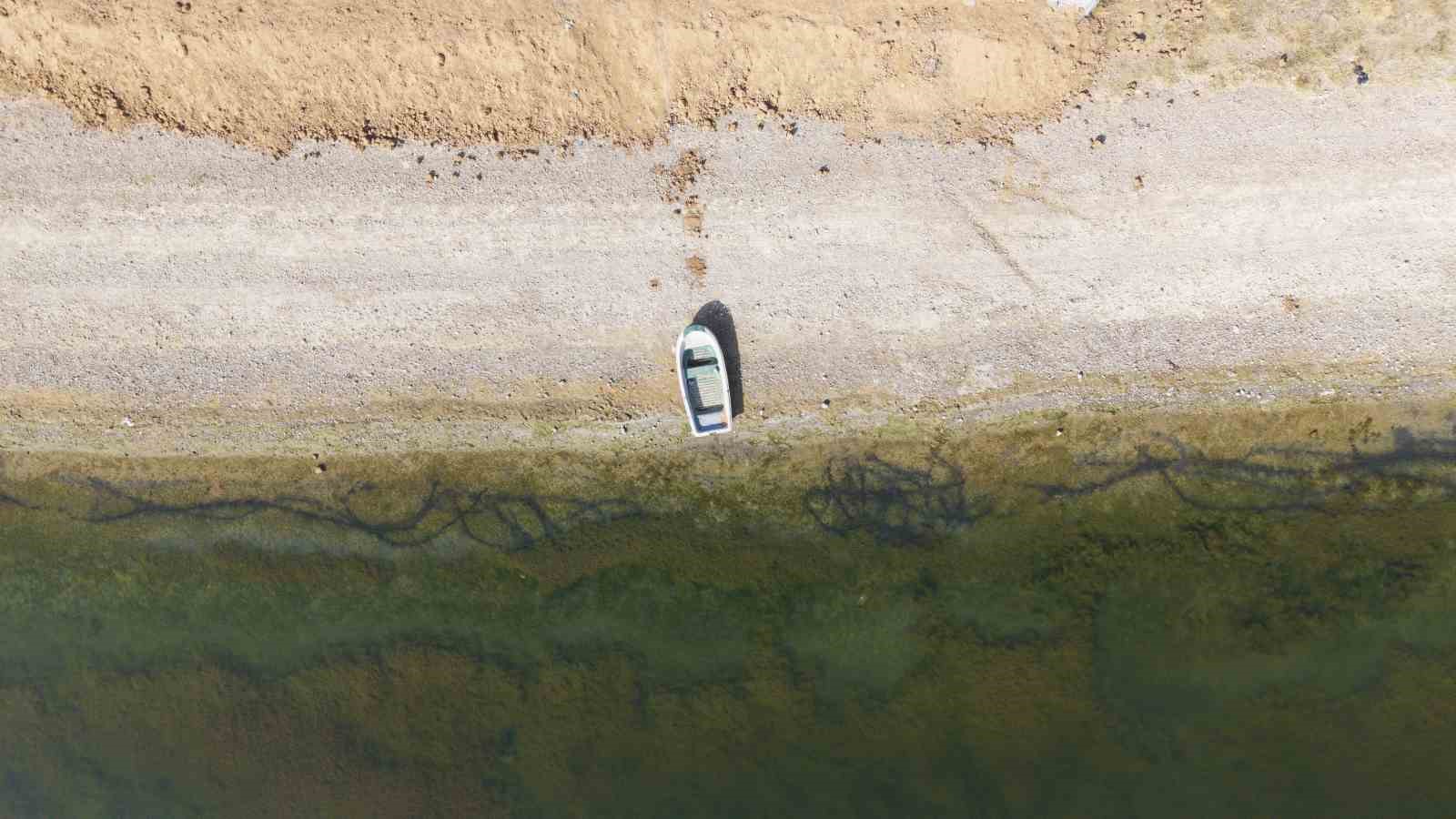 5 ay önce çekilmişti, son hali havadan görüntülendi: Barajda su seviyesi yeniden yükseldi
