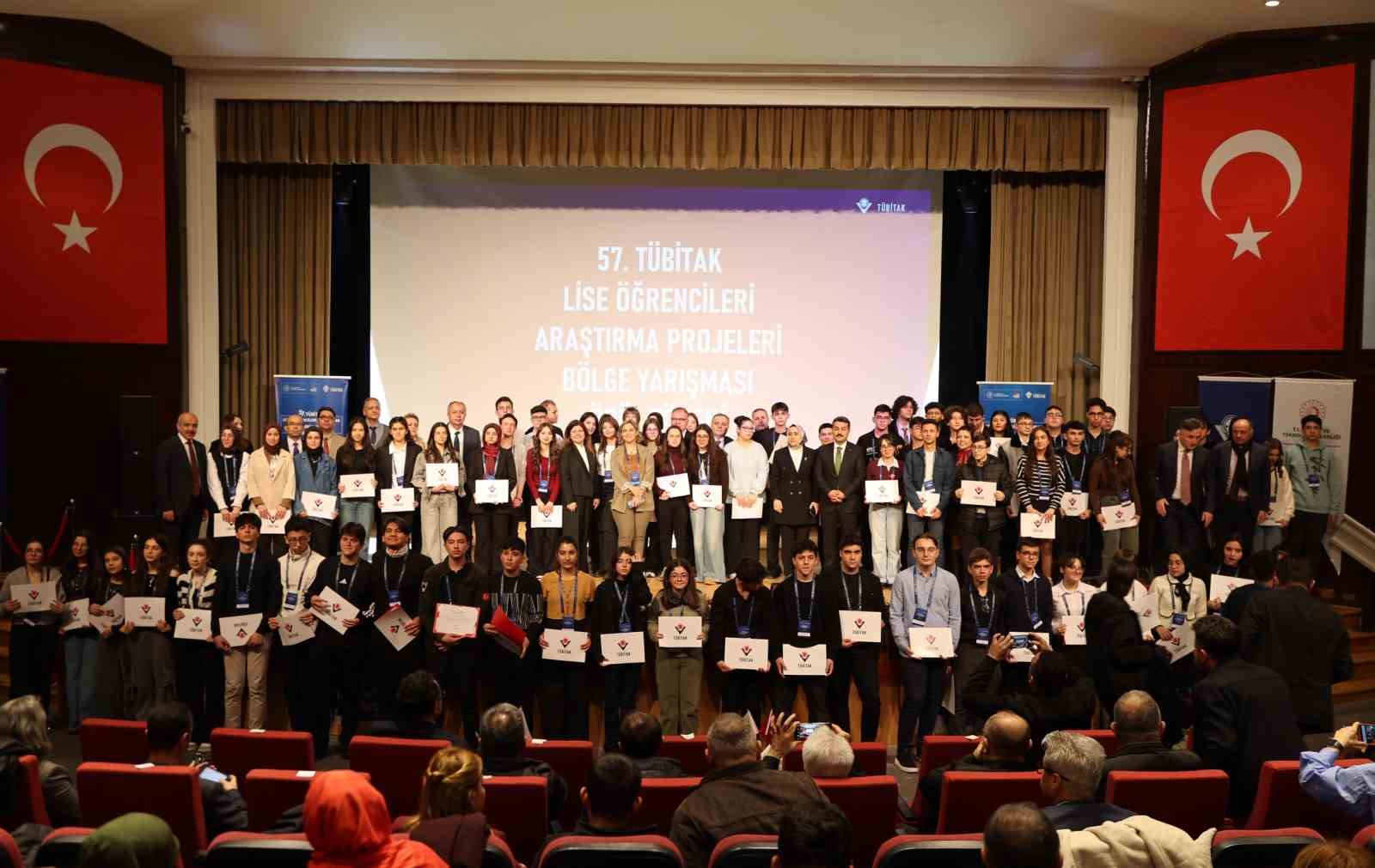 57. TÜBİTAK Lise Öğrencileri Araştırma Projeleri Yarışması’nda  ödüller sahiplerini buldu
