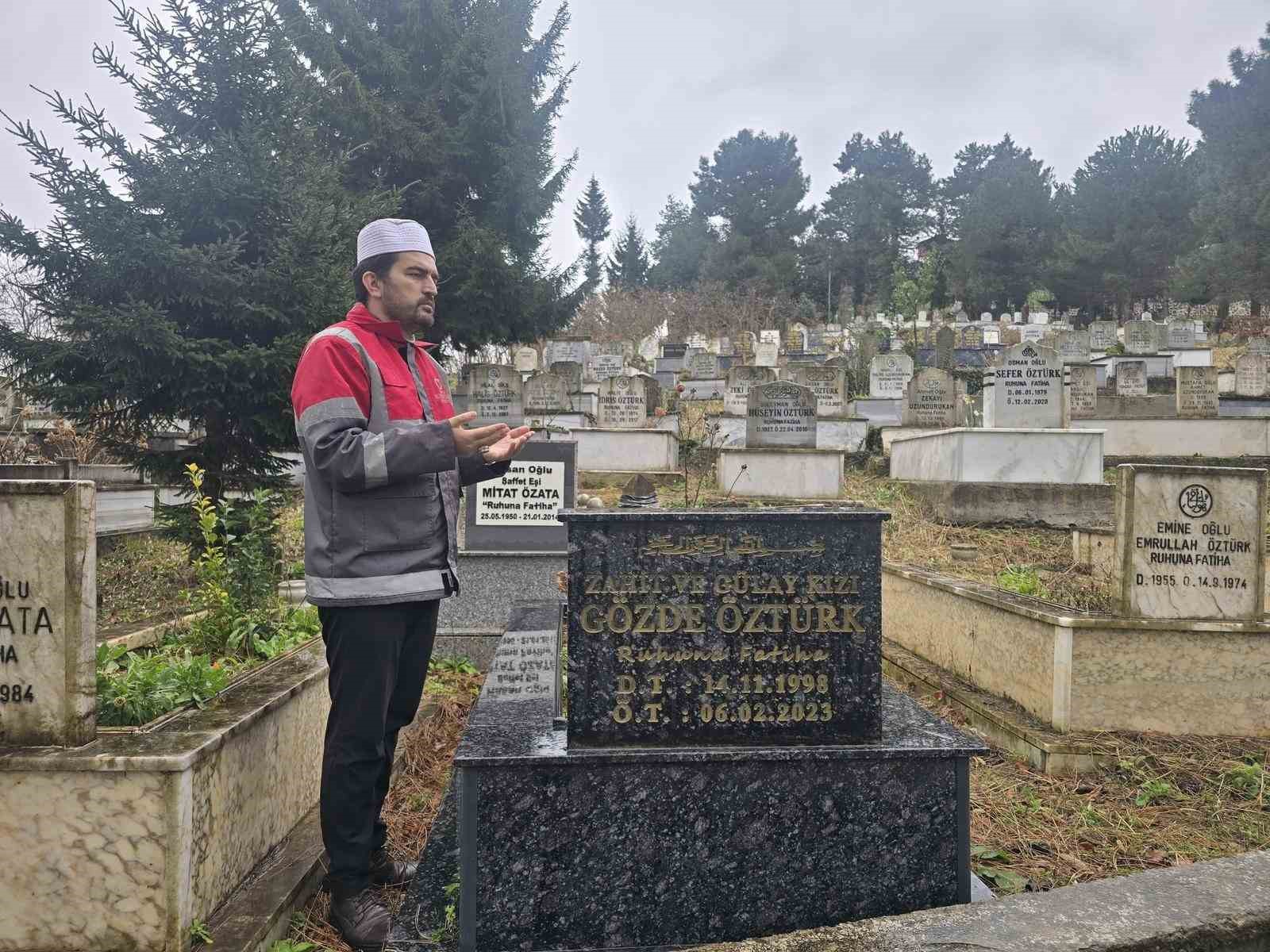 6 Şubat depreminde hayatını kaybeden Ordulu vatandaşlar, kabirleri başında anıldı
