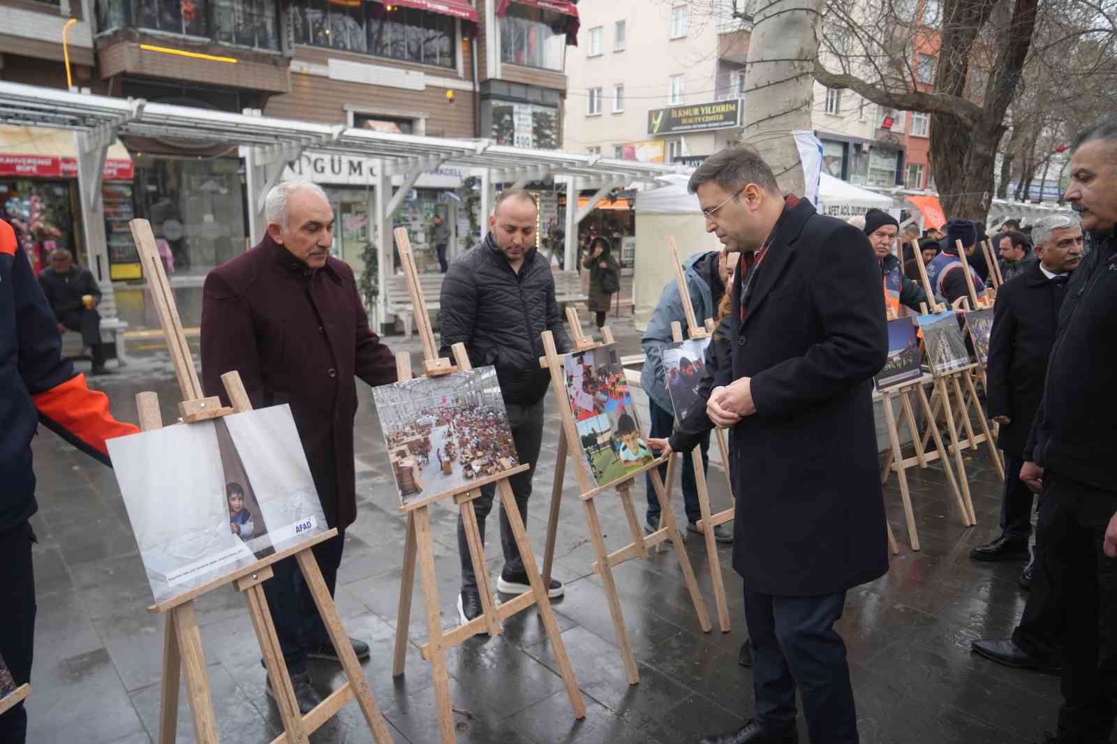 6 Şubat Niğde’de fotoğraf sergisiyle anıldı

