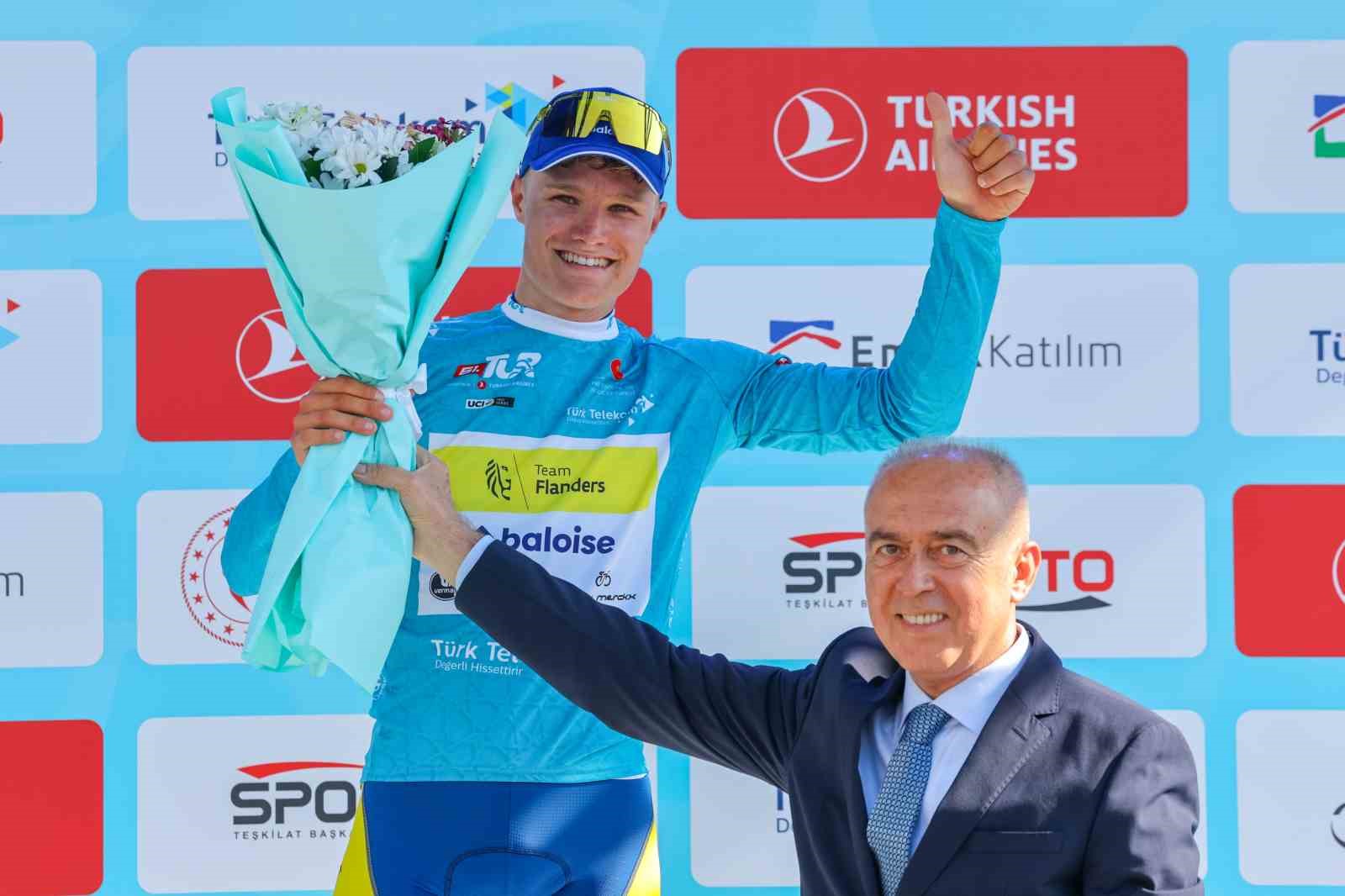 61. Cumhurbaşkanlığı Türkiye Bisiklet Turu 2. gününü Tom Crabbe kazandı
