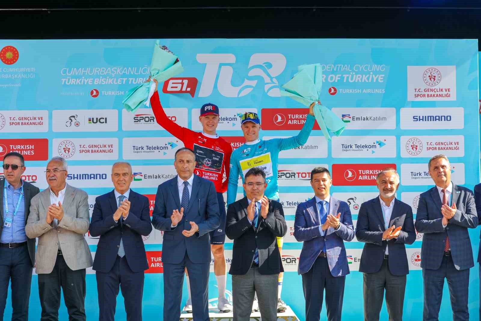 61. Cumhurbaşkanlığı Türkiye Bisiklet Turu 2. gününü Tom Crabbe kazandı
