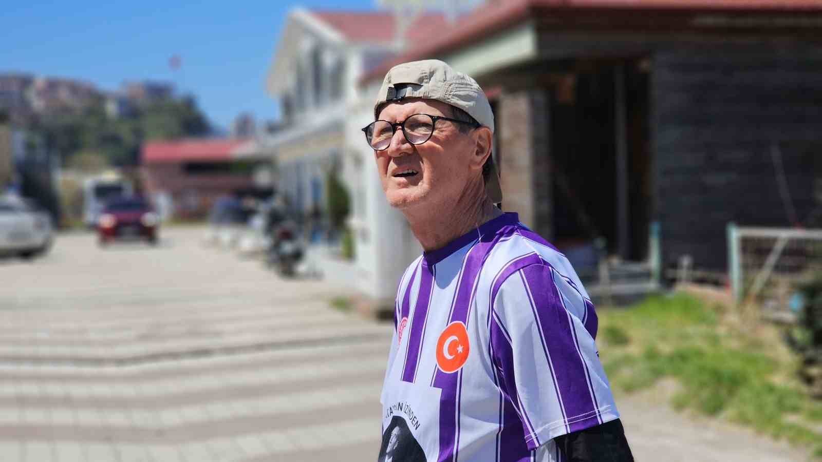 65 yaşındaki diş hekimi Fedai Kürtül, İstanbul’dan Samsun’a koşuyor
