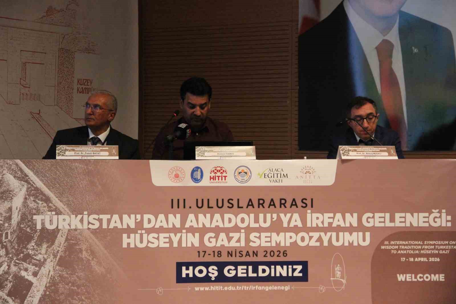 7 farklı ülkeden katılımcıların katkı sunacağı Uluslararası Türkistan’dan Anadolu’ya İrfan Geleneği: Hüseyin Gazi Sempozyumu başladı
