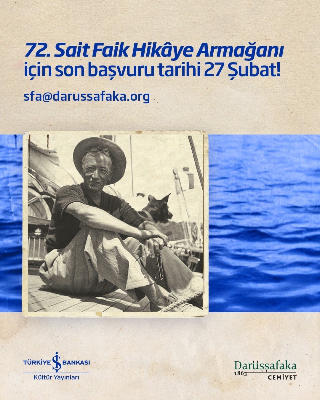 72’nci Sait Faik Hikâye Armağanı başvuruları için son günler
